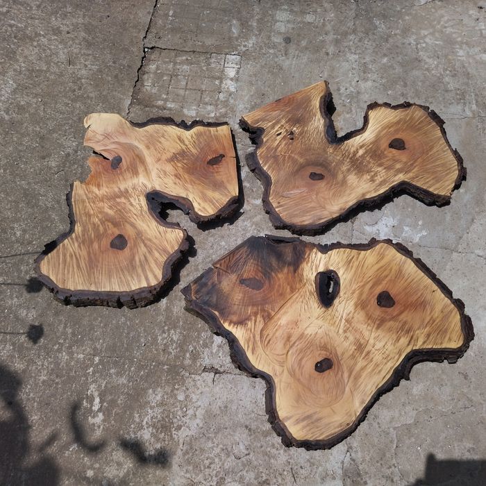 Орехови шайби подходящи за маси, рафтове и декорация.