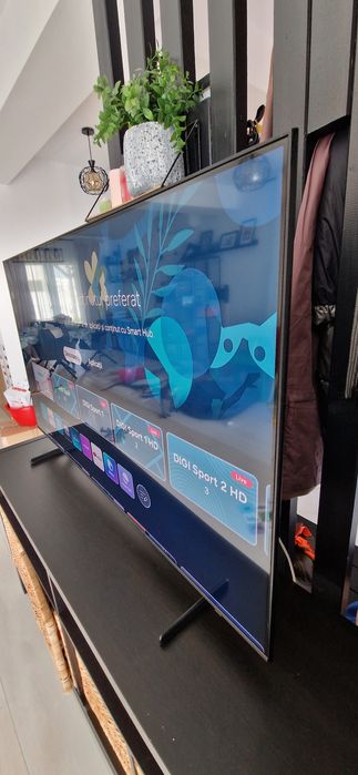 Televizor SAMSUNG QLED 55Q60C, 138 cm, Smart, 4K Ultra HD, Clasa F