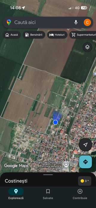 Teren 830m Costinesti