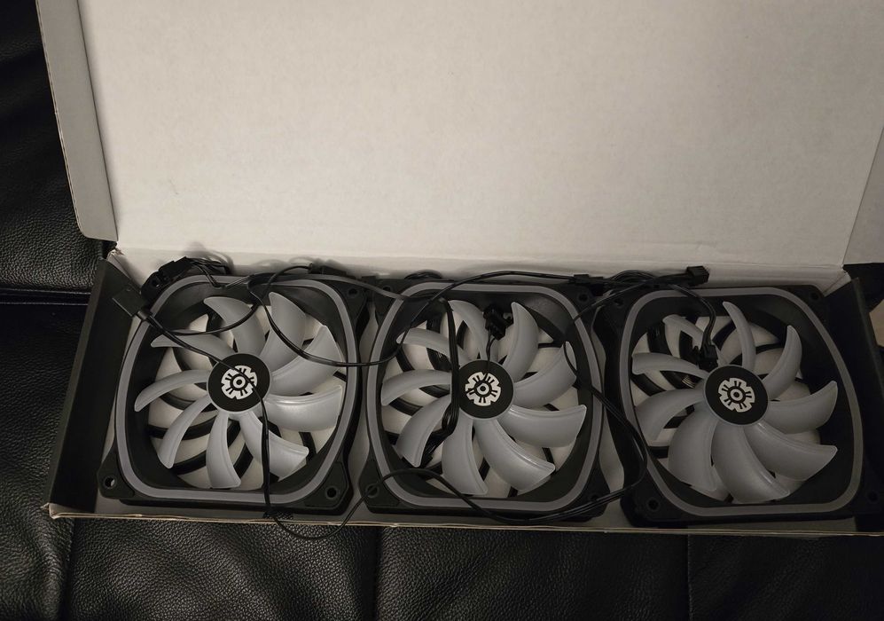 Set 3 ventilatoare PC SquA RGB ADV 120mm ENERMAX