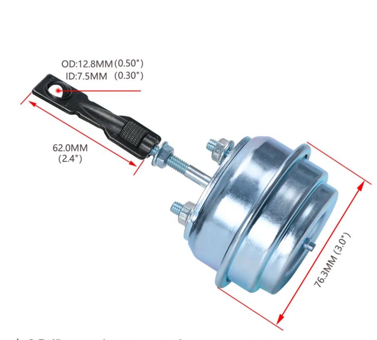 Actuator Vacumatic Turbo Tija Turbina Vw Audi Seat Skoda 1.9 TDI