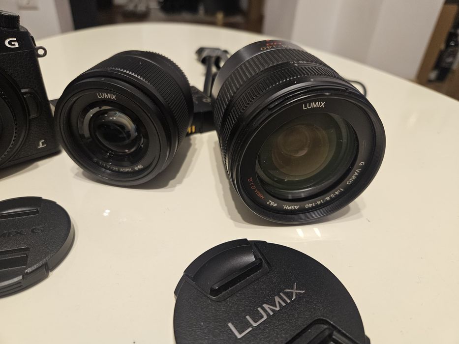 Panasonic Lumix G7 IMPECABIL  3 baterii obiective