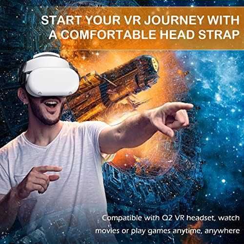 Нова Лента за глава AMLINK SQ2 Pro 5300mAh Oculus Quest 2 игри геймър