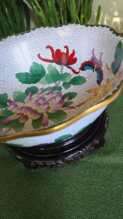 Большая чаша клуазоне