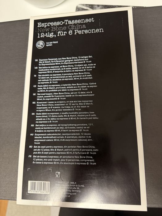 Set espesso portelan