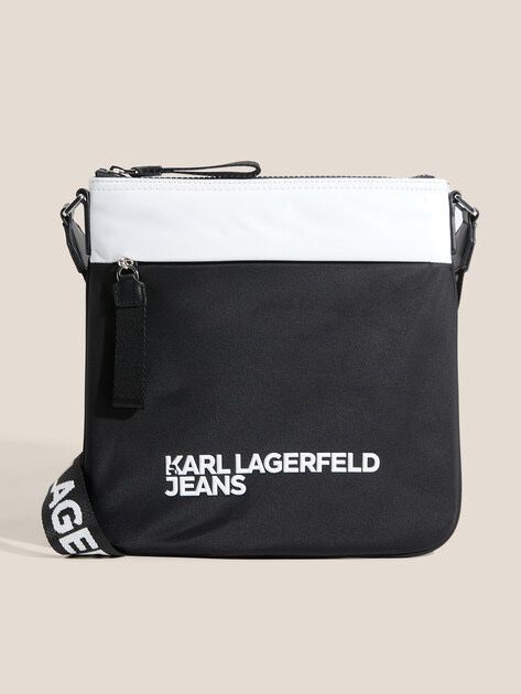 Мъжка чанта Karl Lagerfeld White.