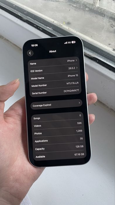 iphone 15 E-sim 128 срочно