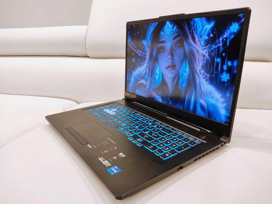 Laptop gaming Asus TUF nou, intel core i7-11800H, video RTX,  17,3"