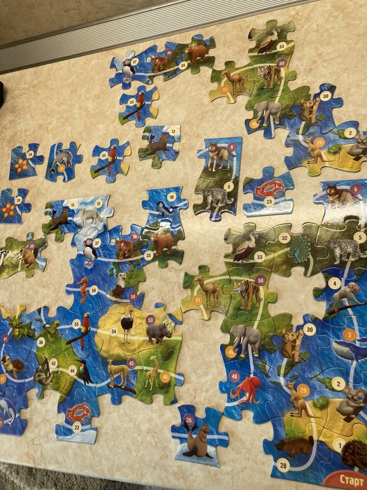 Пъзел и стикери kaufland колекция