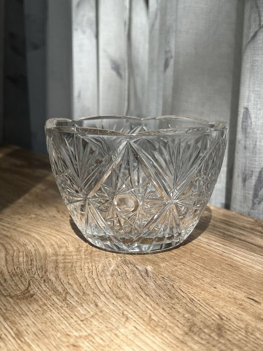 Вазочка для варенья хрусталь