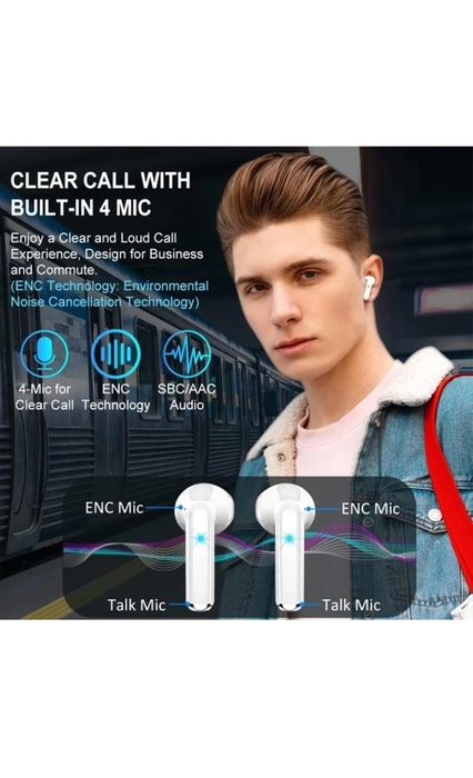 Слушалки V77 Bluetooth - чисто нови