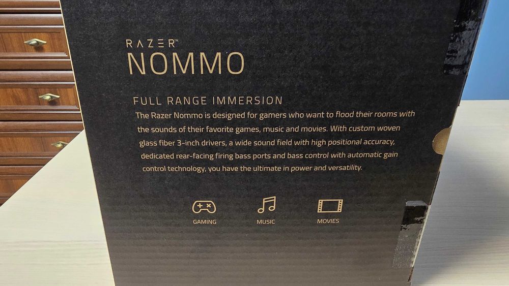 Boxe gaming 2.0 Razer Nommo - Sigilate
