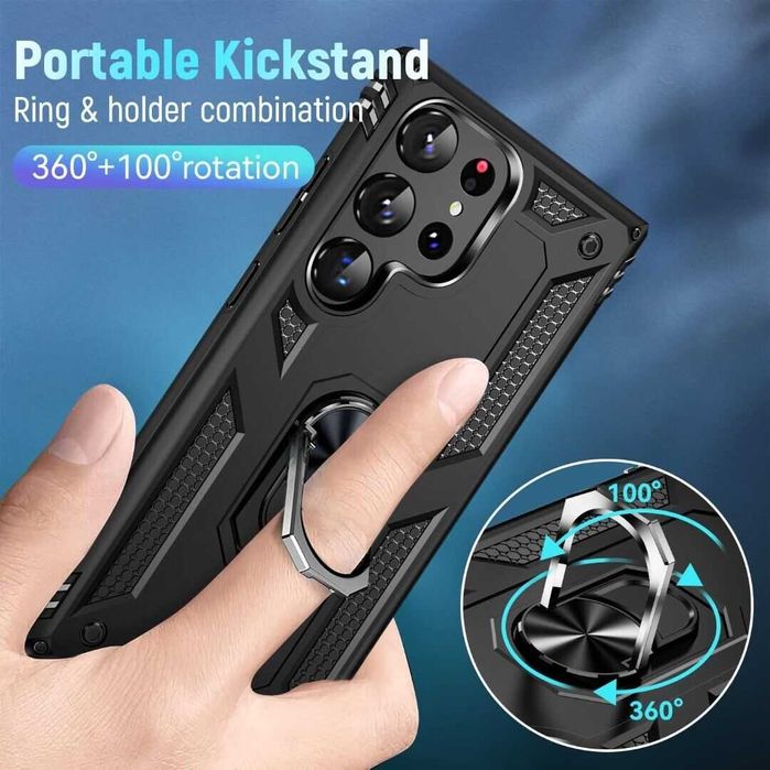 Husa hybrid ARMOR cu inel Samsung Galaxy S23 / S23 Plus / S23 Ultra 5G