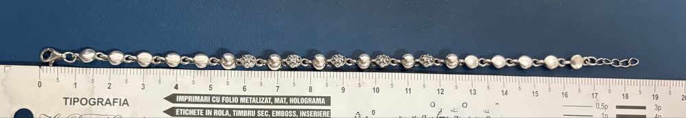 Bratara argint detalii fine