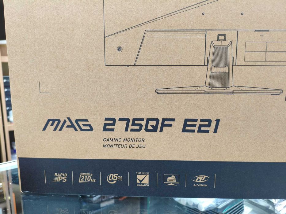 Монитор MSI MAG 275QF 27" 2K 210hz IPS, 1ms