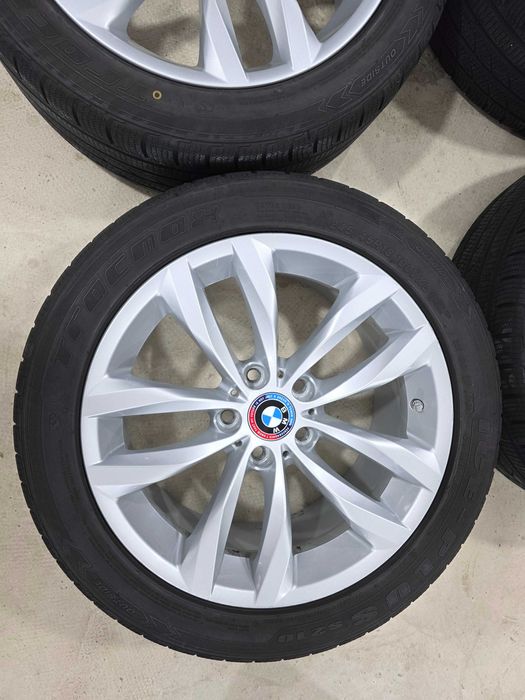 Jante 18 Style 609 OEM BMW F10 F11 F06 F12 F30 E90 X1 X3 cu senzori 8J et30 5x120 72.6