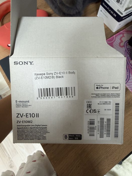 Sony zv-e10M2 Black