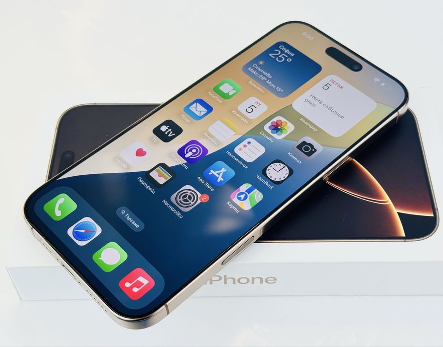 КАТО НОВ! Apple iPhone 16 Pro 256GB Desert USA Гаранция!