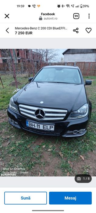 Mercedes-Benz C 200 CDI BlueEfficiency 

Echipare AvantGarde, din 2012,