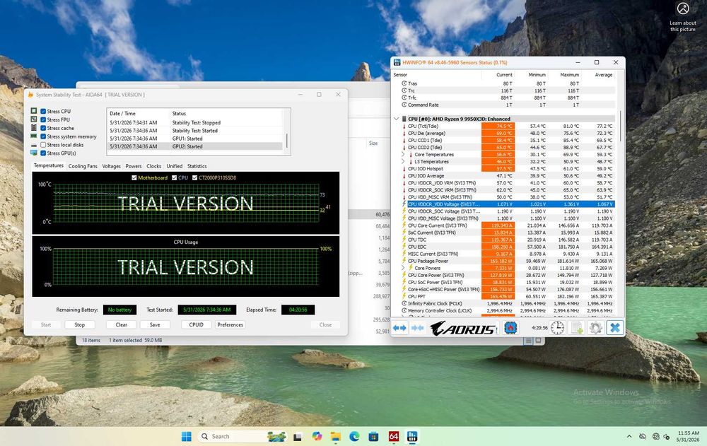 PC Gaming Ryzen 9 9950X3D RTX 5070 2TB SSD