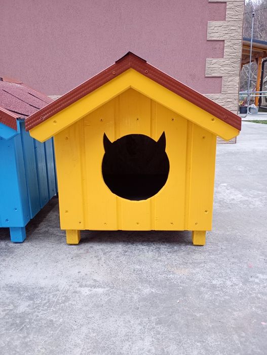 Cușcă căsuța pisică