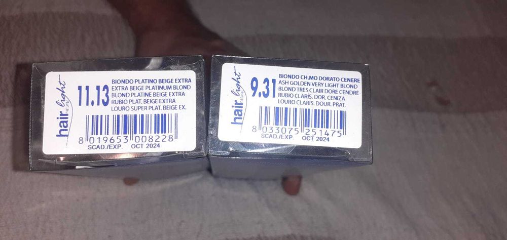 Vopsea par Hair Light 9.31 si 11.13, profesionala, 100 ml cu oxidant