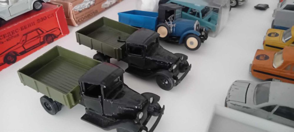 USSR, CCCP, СССР, 1:43 Moskvich, Chaika, Mercedes Lada ZIL 131