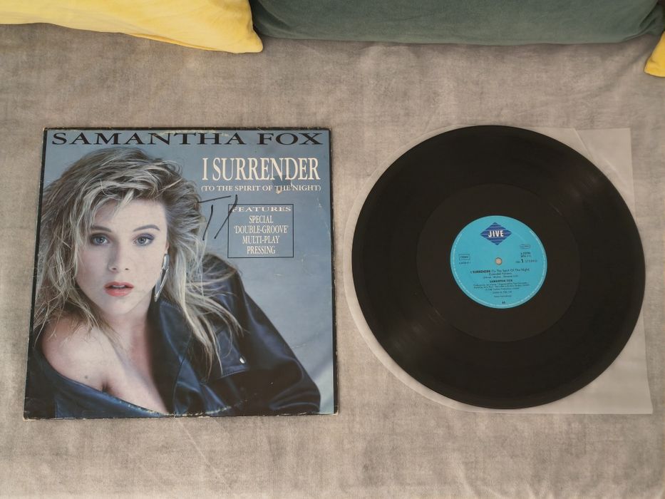 Lot 7 Viniluri Maxi Single 12" - Samantha Fox (Ediție Albastră Inclusă)