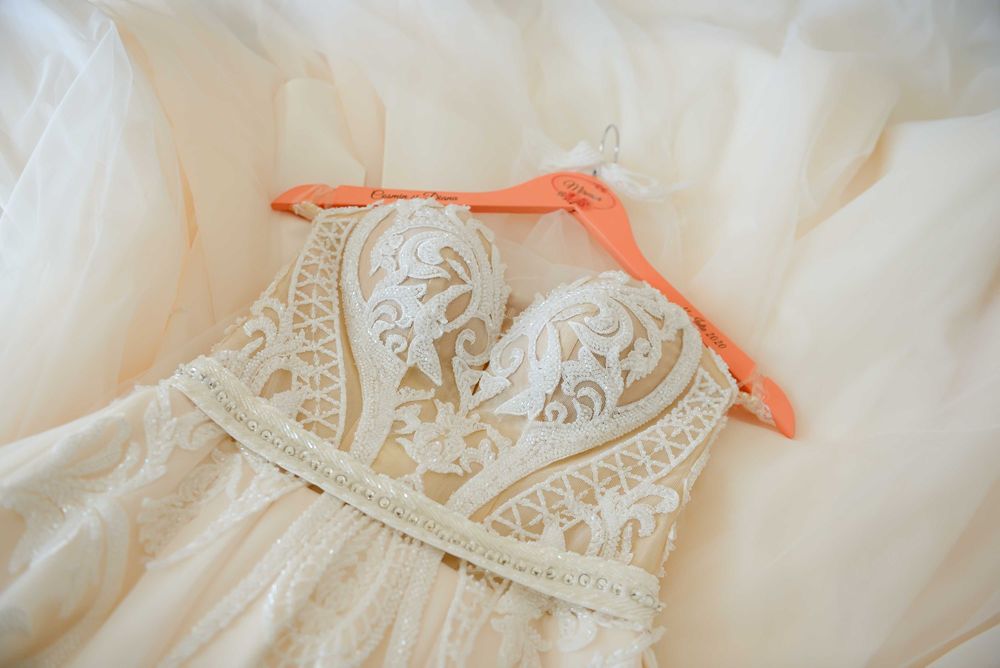 rochie de mireasa cu trena/voal/cercuri/fundita/cordon, cu corset