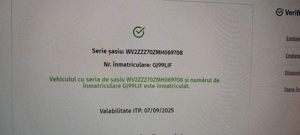 Colectie VW  T4 motor 1.9TDi classic 8+1 in acte autoturism