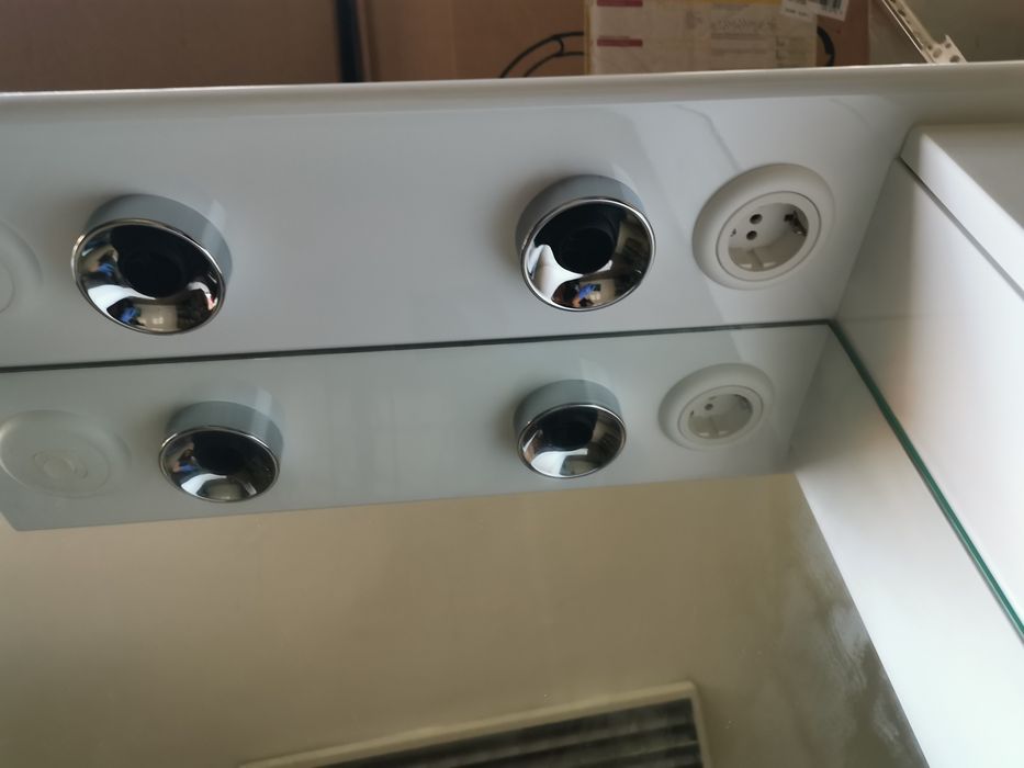Dulap baie cu oglinda, iluminare si polita, 1 usa, dreapta Arthema