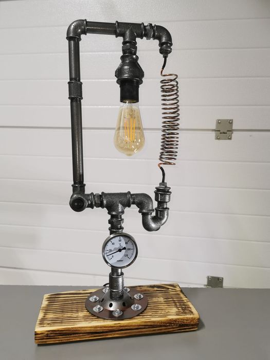 Lampa steampunk industrial, ideala pasionați, baruri, restaurante etc.