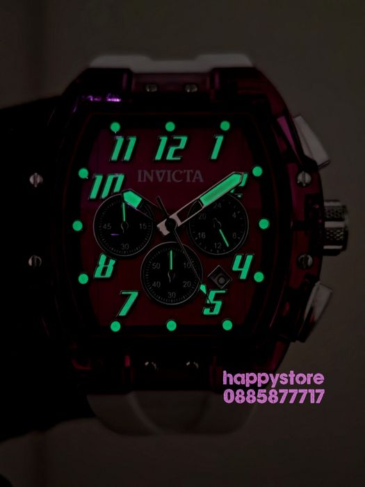 INVICTA Ghost Purple 47 mm, Инвикта нов ръчен часовник