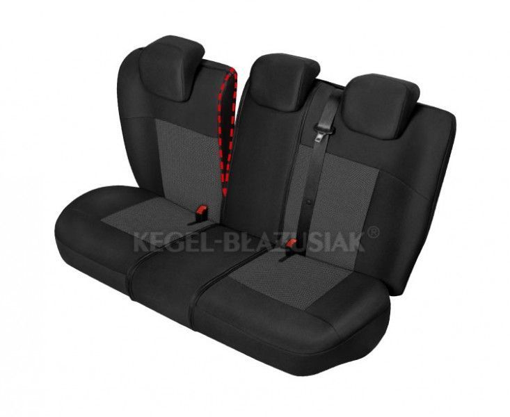 Set huse scaun model Apollo Negru marime L-XL, Spate set huse auto Kegel