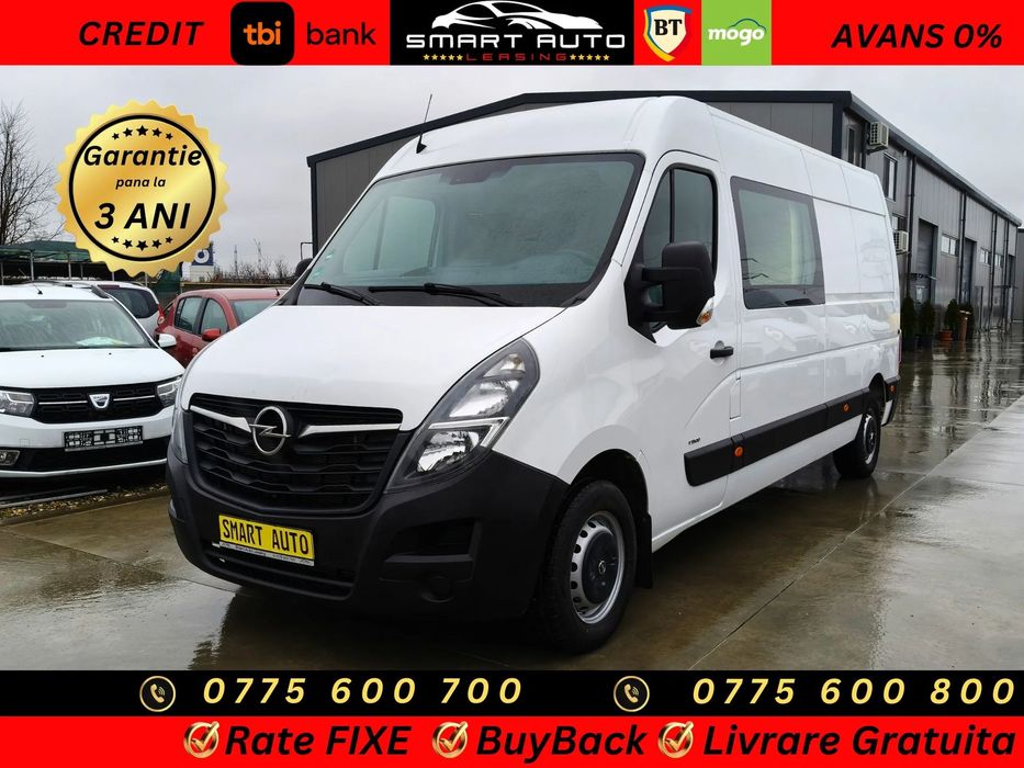 Opel Movano Turbo 2.3CDTI Mixt 6 Locuri Opel Movano 2.3 CDTI MIXT L3H2//2020//GARANTIE//Rate FIXE//AVANS ZERO