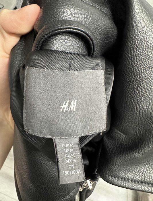 Кожанка с h&m куртка