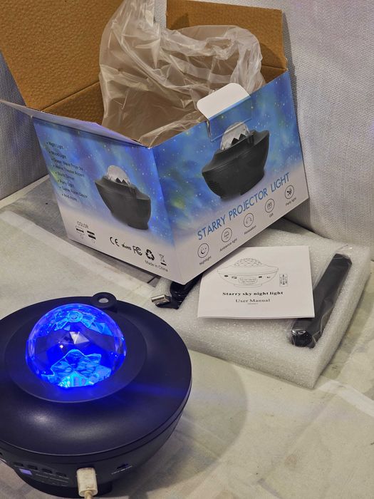 Proiector Led starry party relaxare cu boxa bluetooth