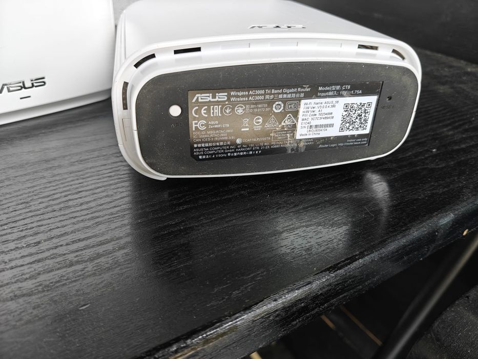 ASUS ZenWiFi AC CT8 AC3000 Mesh Wi-Fi - Set 2 Bucăţi