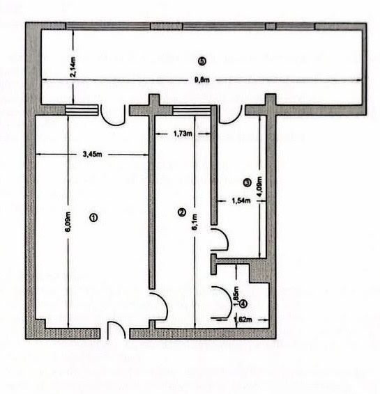De vanzare 2Camere Prundu sup 61 mp Pret 43000€