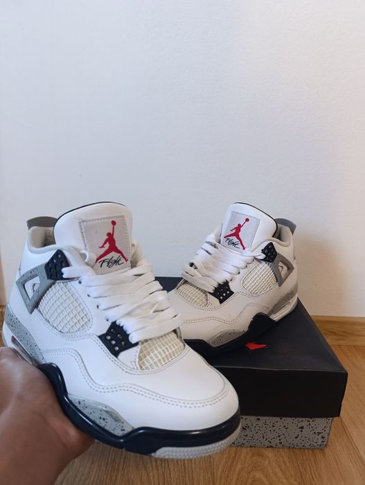 Jordan 4 White Cement