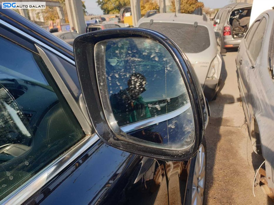 Oglinda Electrica Dreapta cu Incalzire si Pliere Rabatare cu Defect Volkswagen Touareg 7L FL Facelift 2007 - 2010 [C9677]