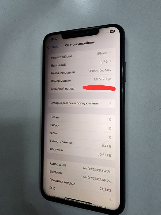 Iphone Xs Max Black 64Gb Xmmayogi ishlidi