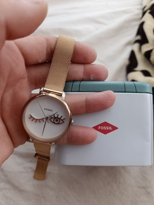 Ceas Fossil dama ES4414- model rar cu design ochi