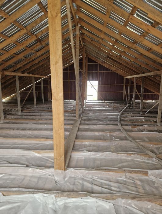 Утепление крышы пенобетоном