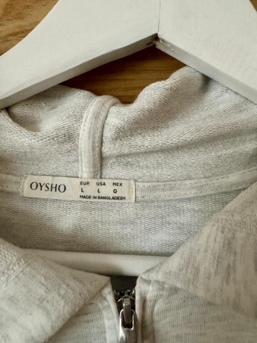 Укороченная кофта Oysho на молнии