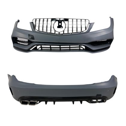 Боди кит предна броня , задна броня , прагове за Mercedes C-Class W204 (2011-2013) конверсия към W205 - AMG