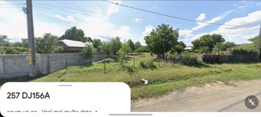 Teren intravilan (loc casa) Dobreni, Neamț.