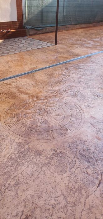 Pavaj din beton amprentat