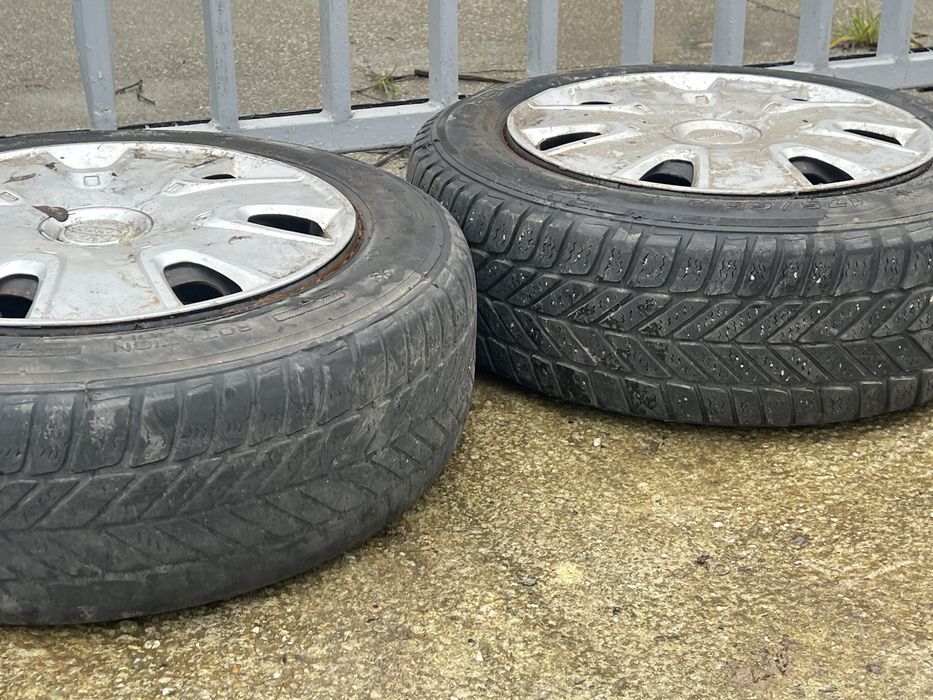 4 jante 175/65/14 cu anvelope + capace