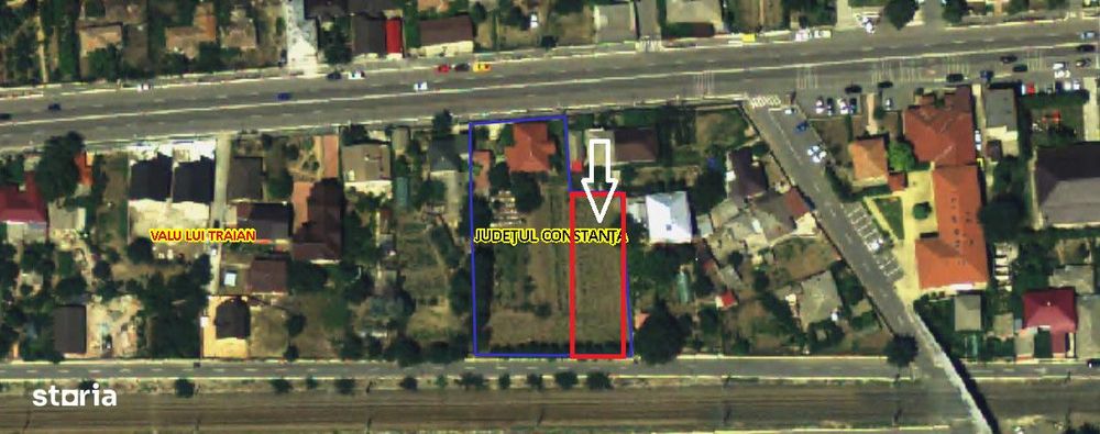 VALU LUI TRAIAN  - Teren 1000mp deschidere 20m